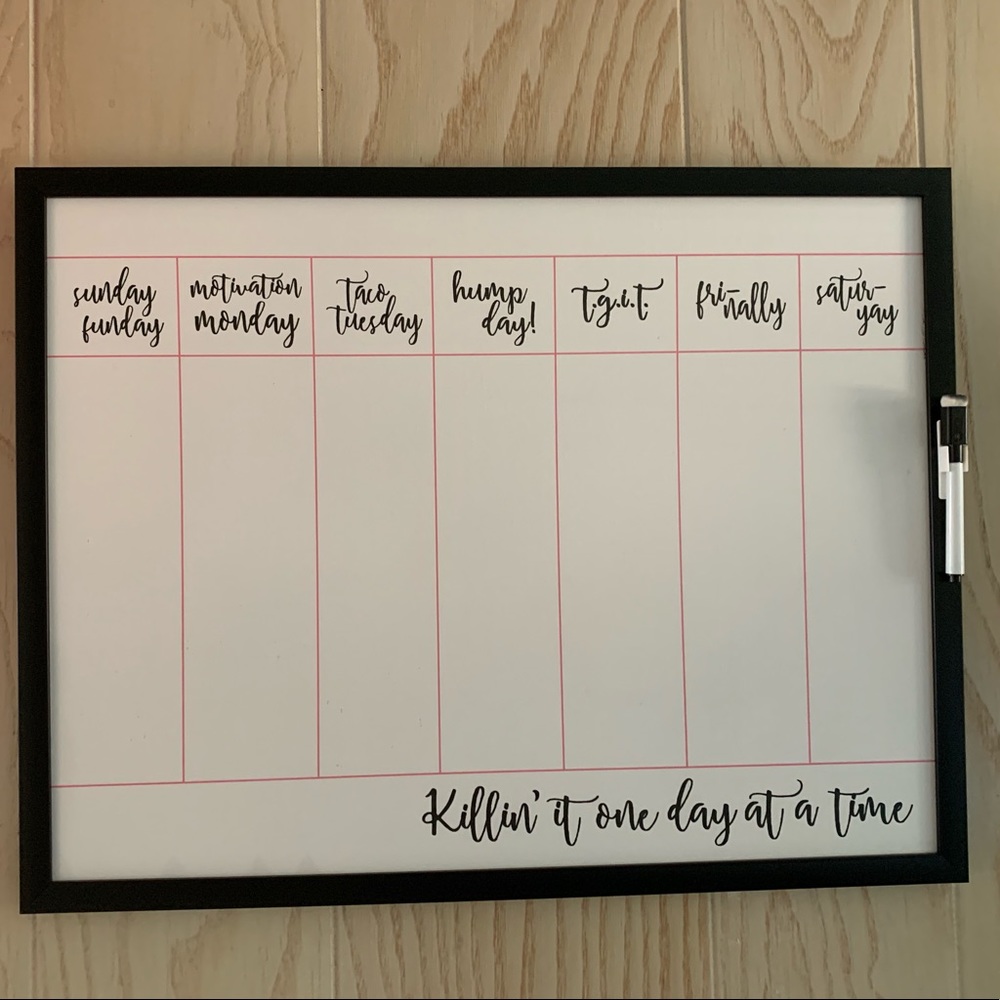 Weekly Dry Erase Board🌞